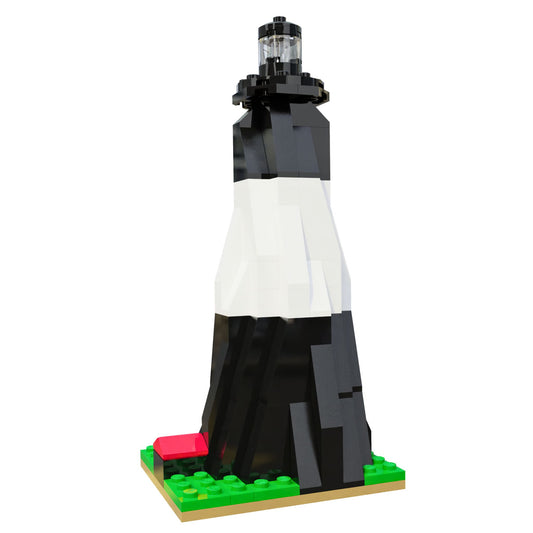 Mini Tybee Island Lighthouse Replica Model Building Set