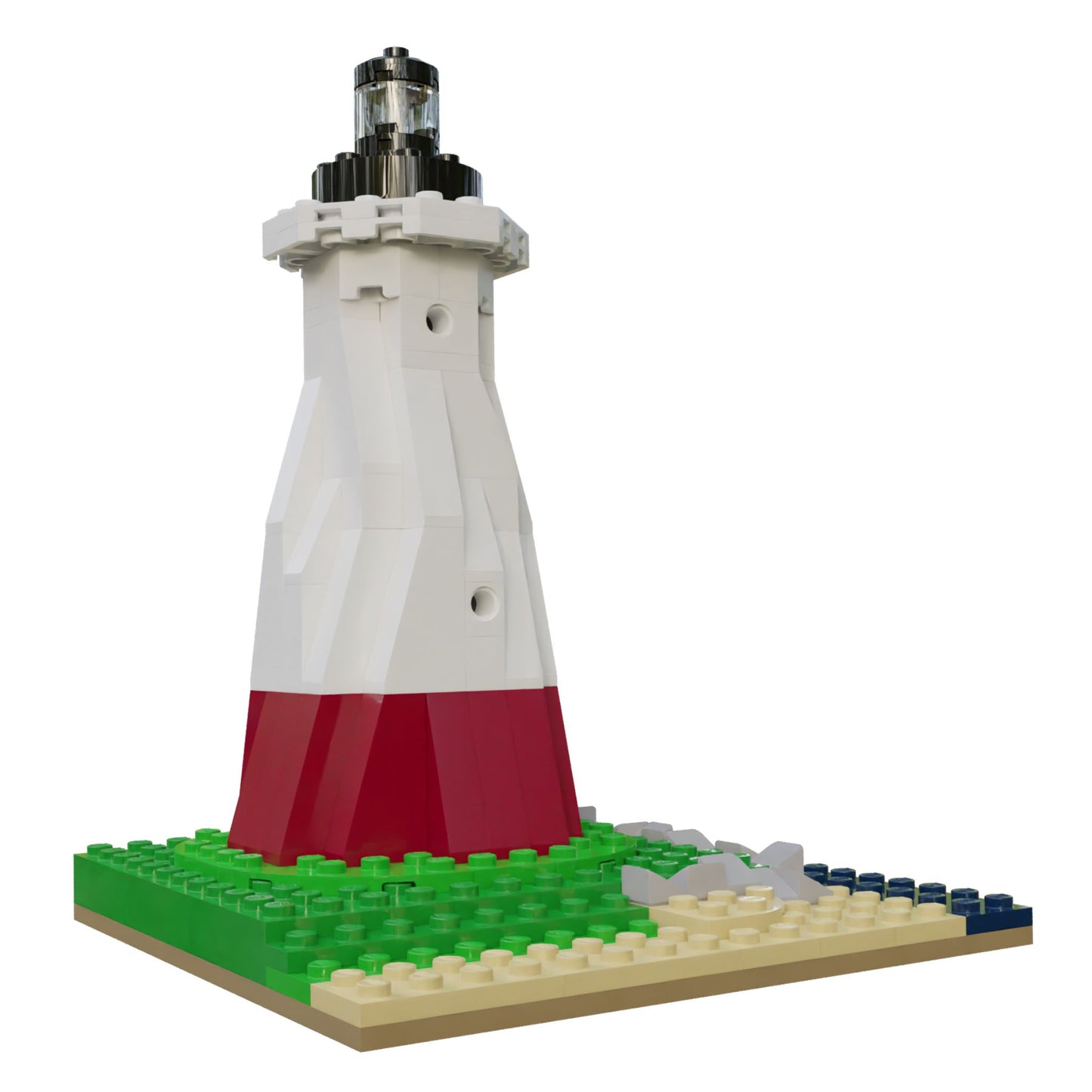 Vermilion Lighthouse Replica Model Building Set