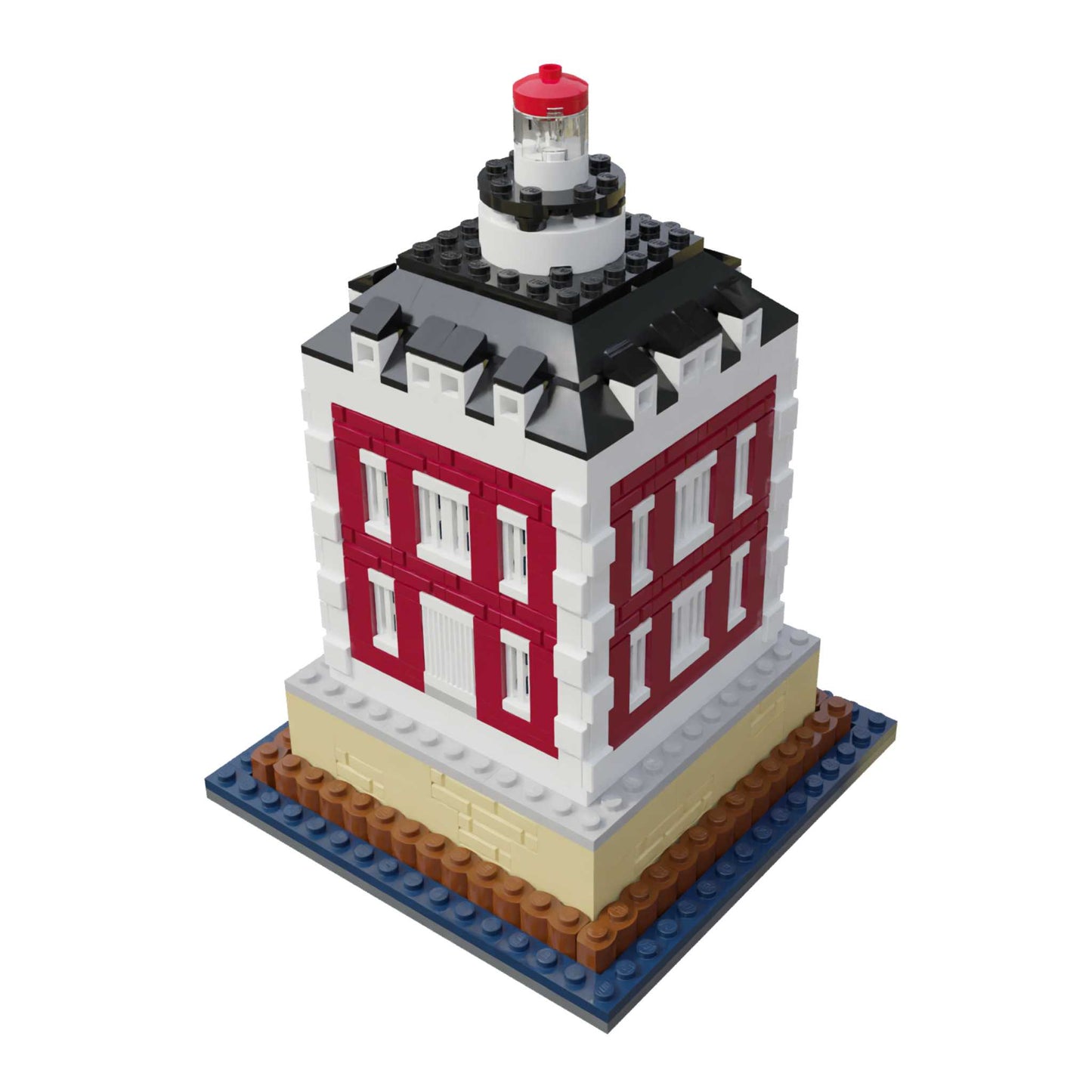 New London Lighthouse Replica Model Building Set