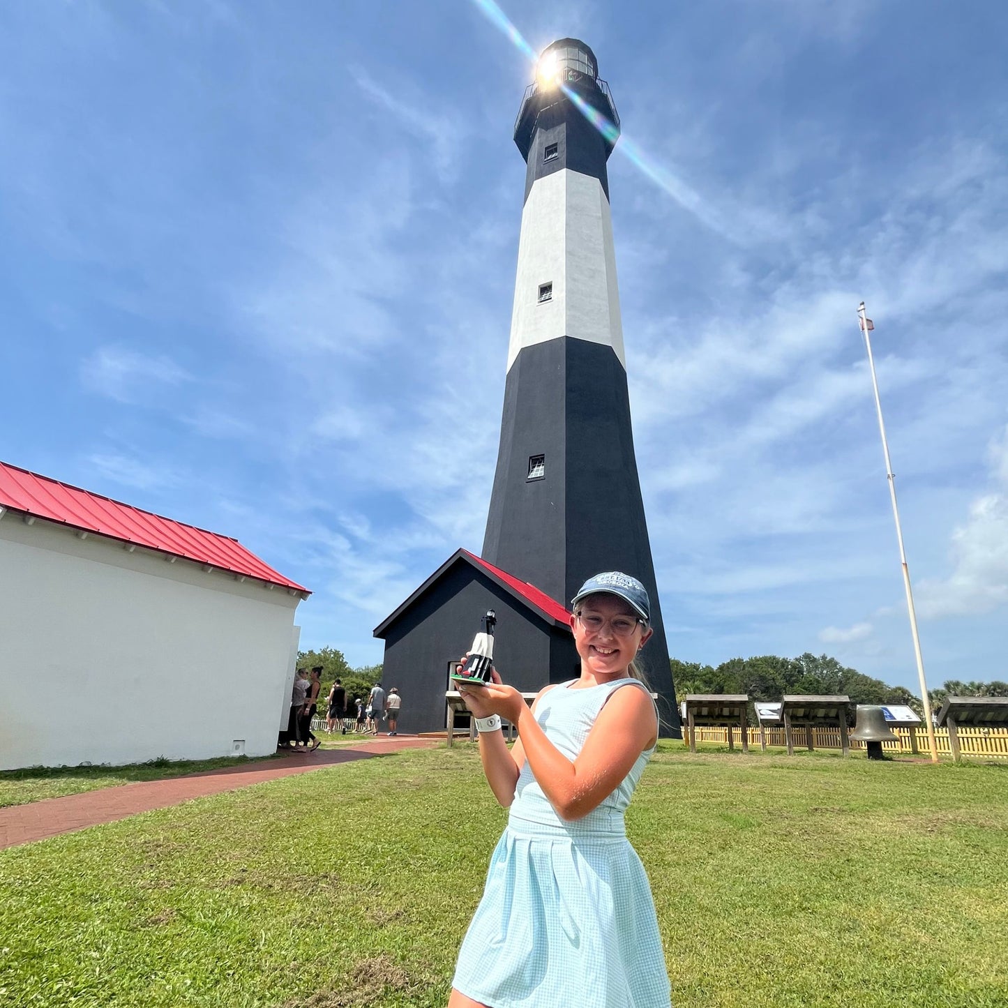 Mini Tybee Island Lighthouse Replica Model Building Set
