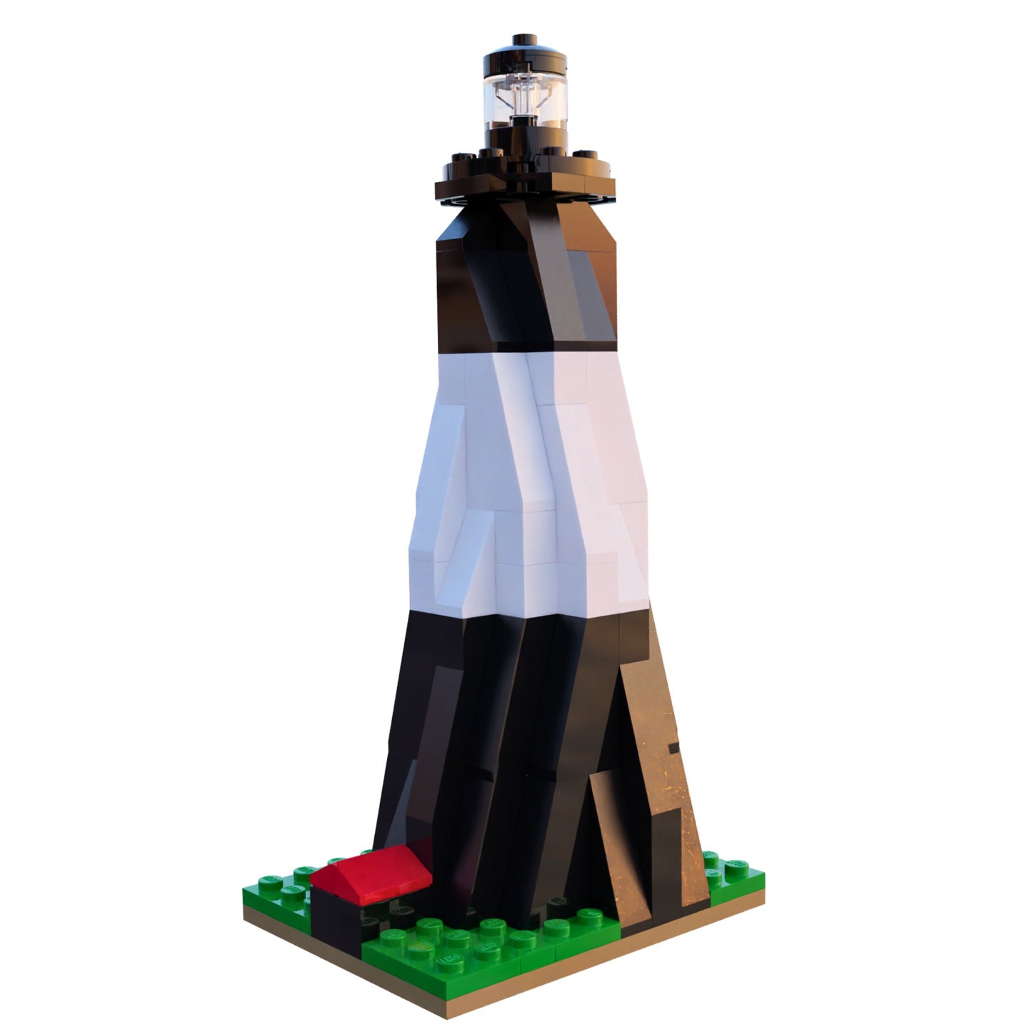 Mini Tybee Island Lighthouse Replica Model Building Set