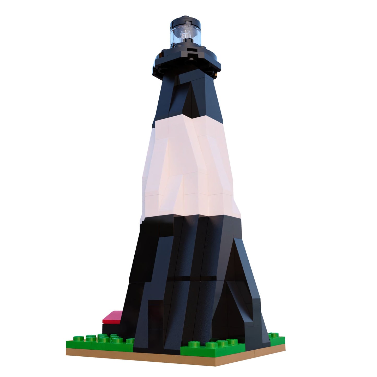 Mini Tybee Island Lighthouse Replica Model Building Set