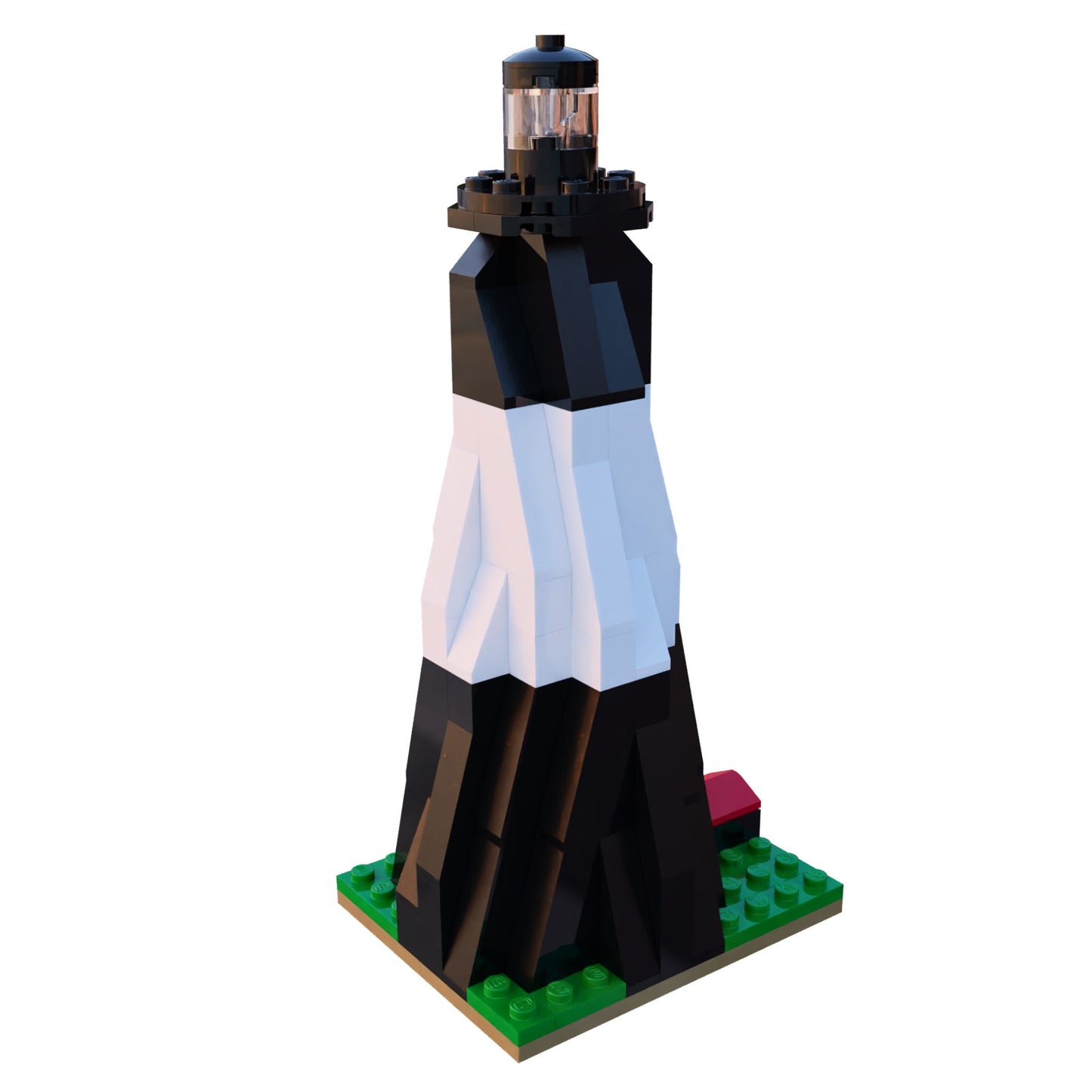 Mini Tybee Island Lighthouse Replica Model Building Set