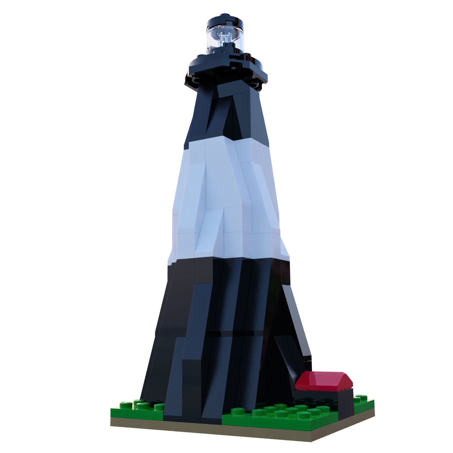 Mini Tybee Island Lighthouse Replica Model Building Set