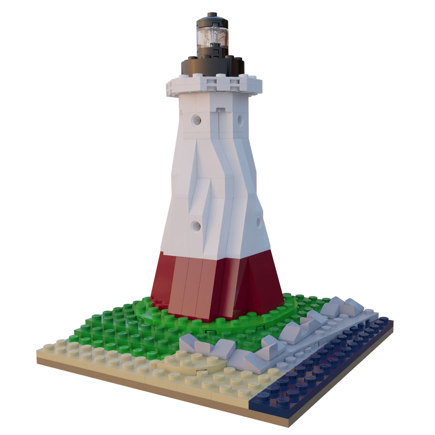 Vermilion Lighthouse Replica Model Building Set