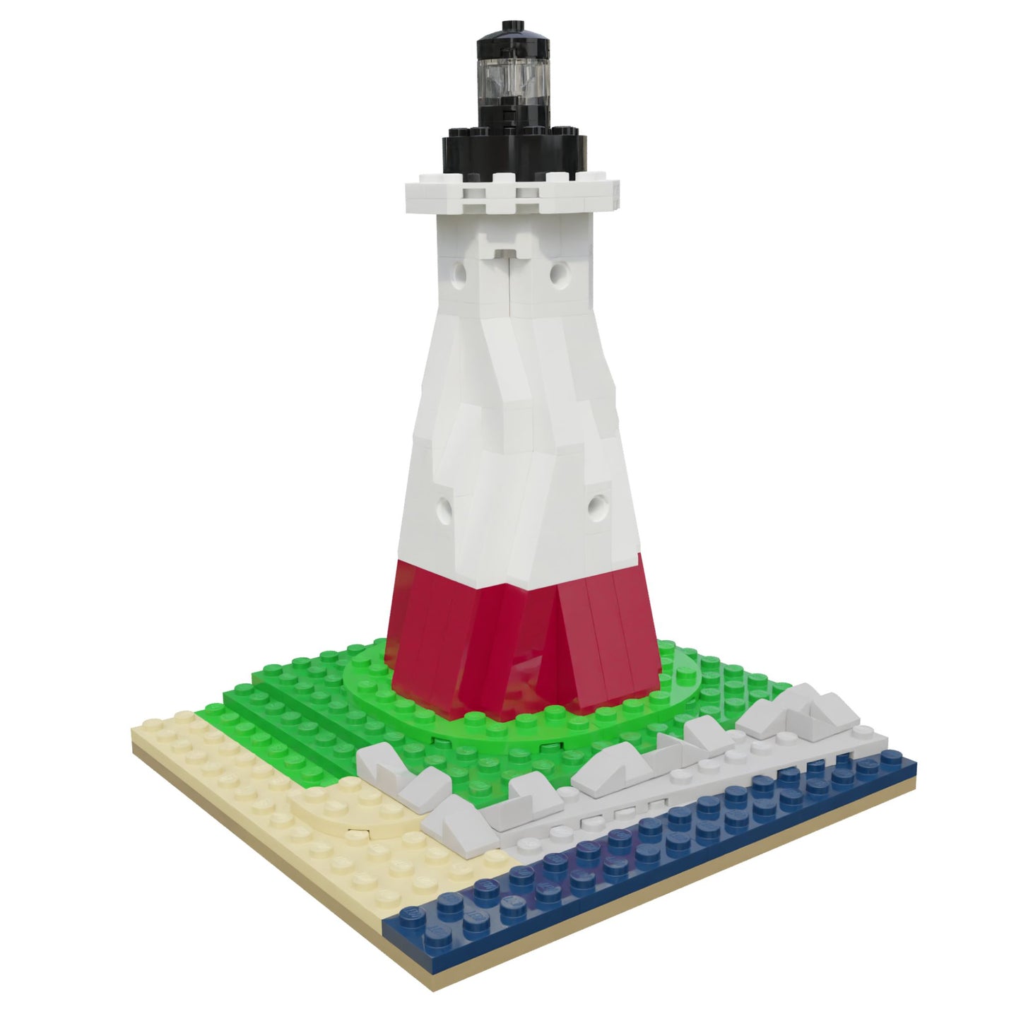 Vermilion Lighthouse Replica Model Building Set