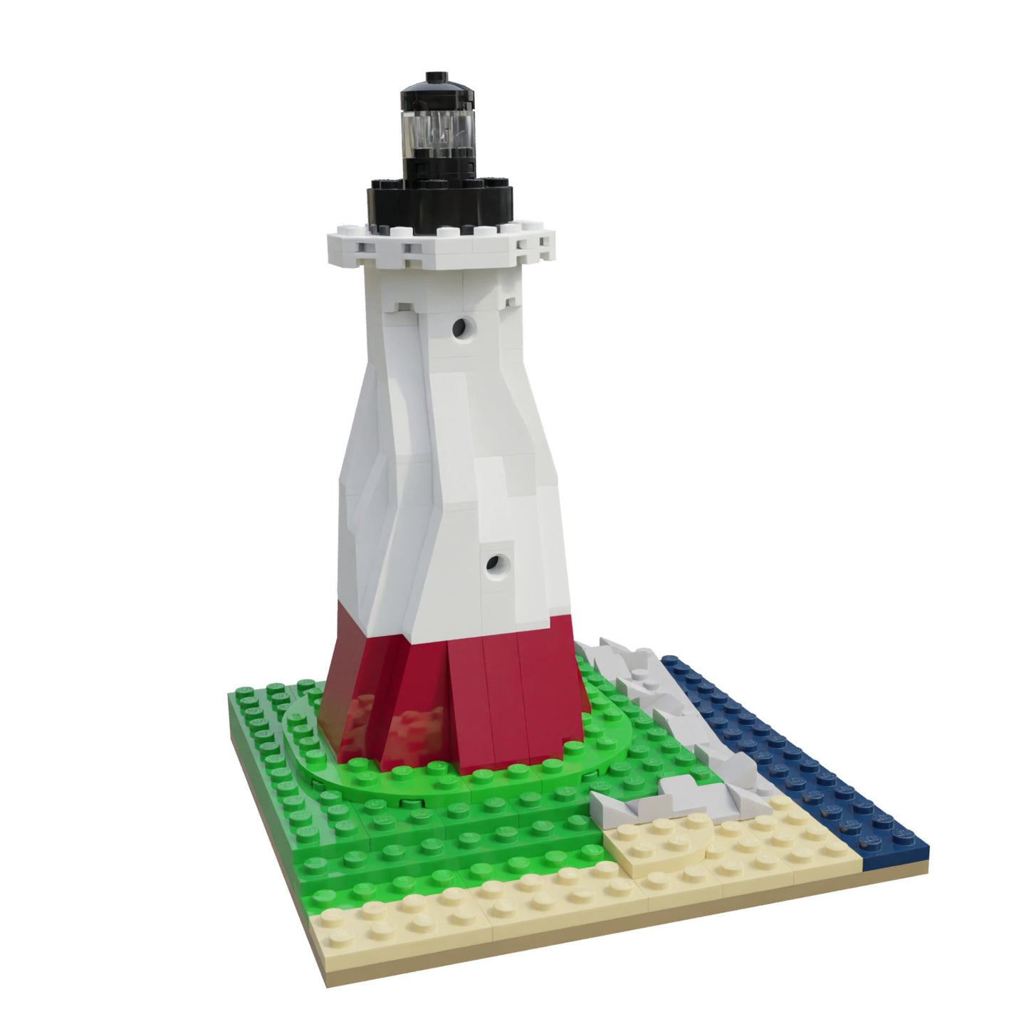 Vermilion Lighthouse Replica Model Building Set