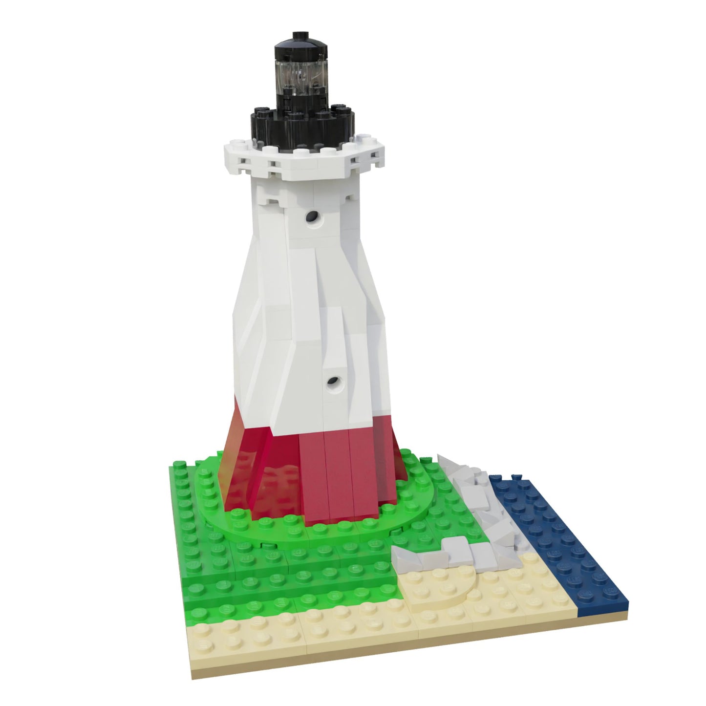 Vermilion Lighthouse Replica Model Building Set