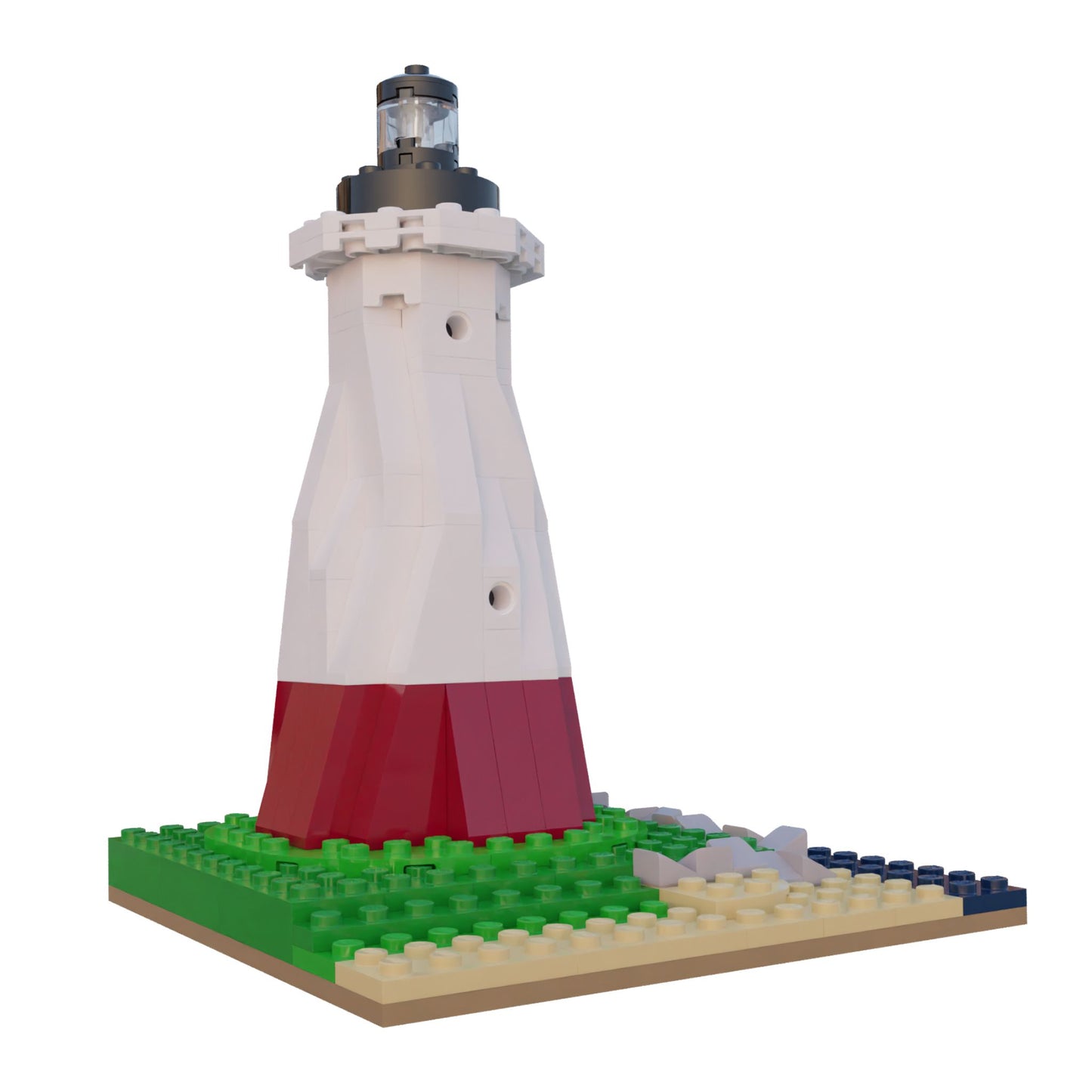 Vermilion Lighthouse Replica Model Building Set